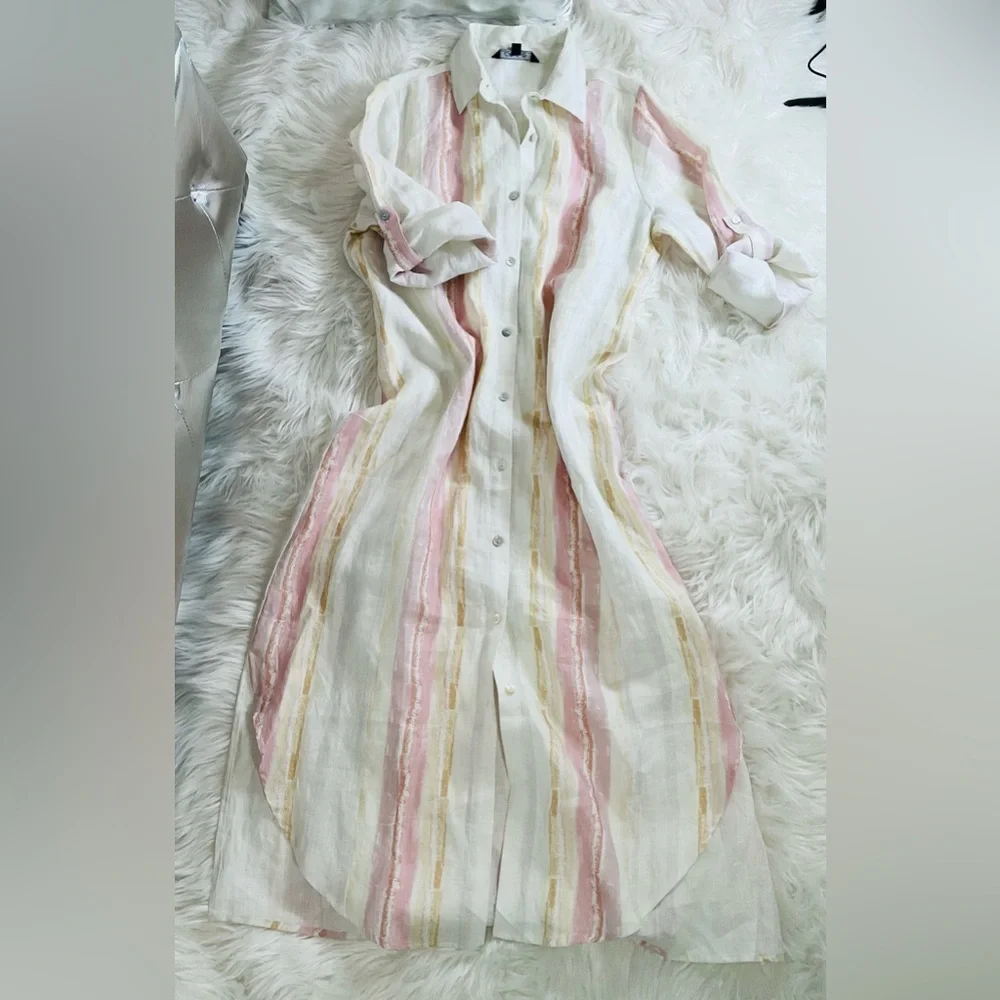 CHARLIE B 🛑🛑LINEN TUNIC-DRESS - Picture 4 of 11